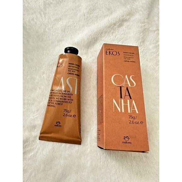 Natura Other - NEW Natura EKOS CASTANHA Hand Cream 75g 2.6oz Exp 06/25 VEGAN Nourishes Skin